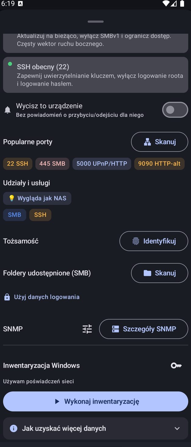NetBlade Android — Szczegóły urządzenia: czym jest i co wystawia