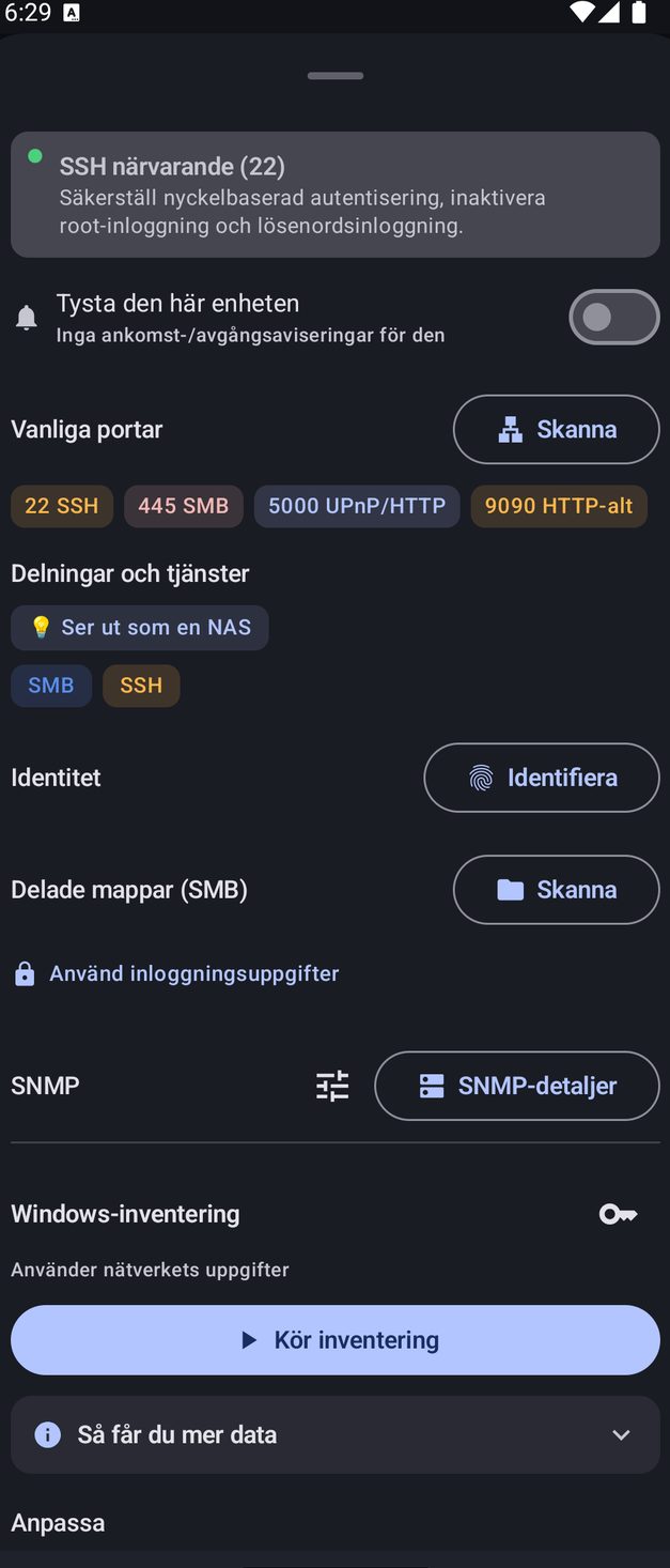 NetBlade Android — Enhetsdetaljer: vad den är och vad den exponerar