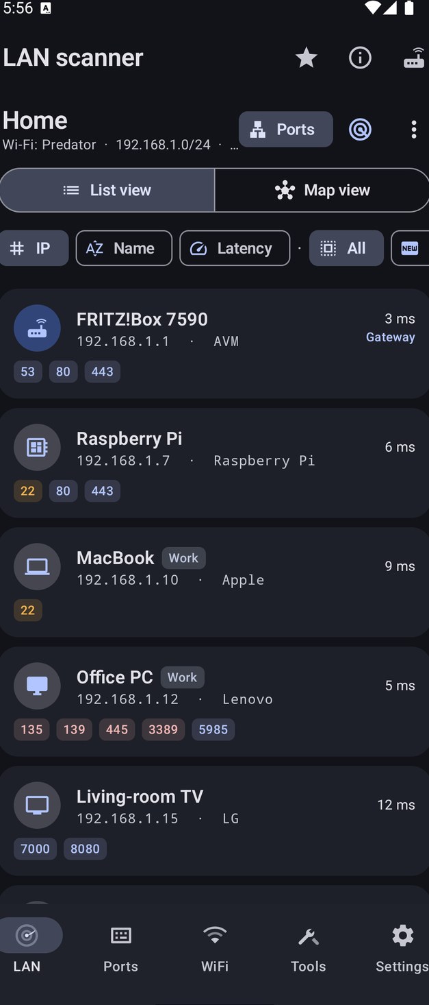 NetBlade Android — LAN scanner: who is on the network