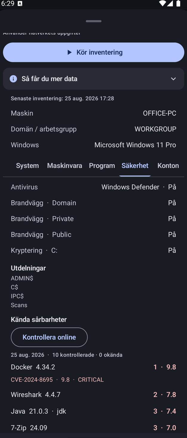 NetBlade Android — En Windows-dators försvar och brister